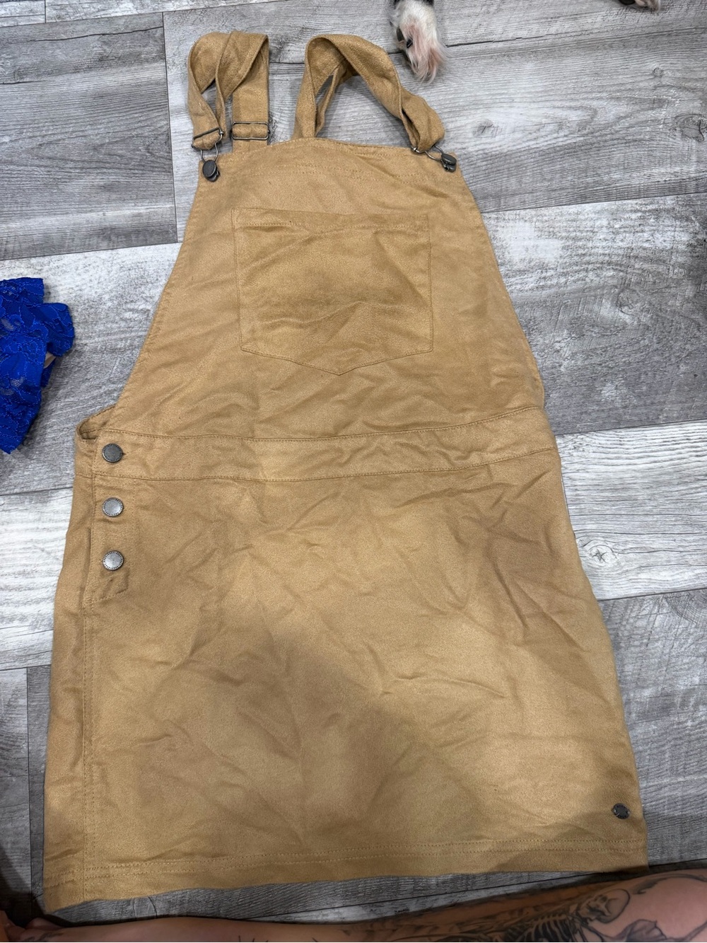 Roxy overall mini dress